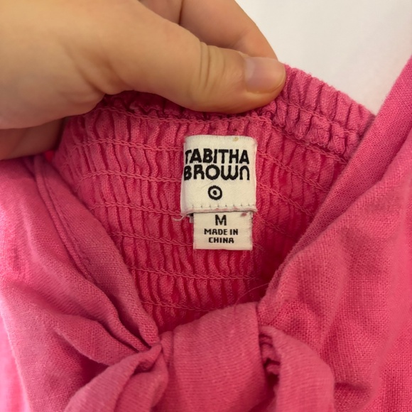 Tabitha Brown x Target Limited Time Collection Pink and Red Colorblock Dress - Picture 5 of 9